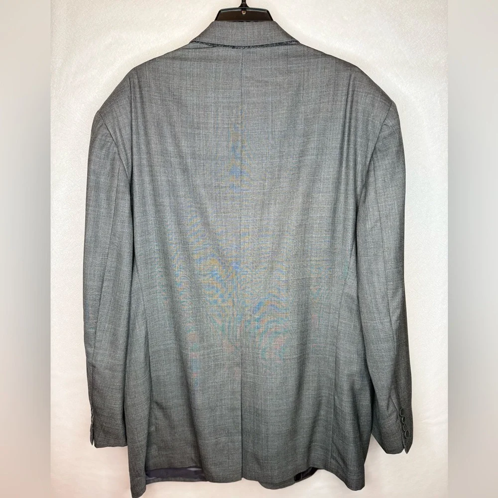 Brooks Brothers Golden Fleece Men's 100% Wool Blazer Gray Plaid 2 Button 44R